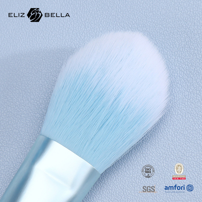 5 Mini-Make-up-Bürsten mit PVC-Tasche 100% Nylon-Haar und Aluminium-Ferrule
